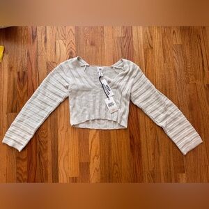 Urban outfitters BDG white cropped sweater